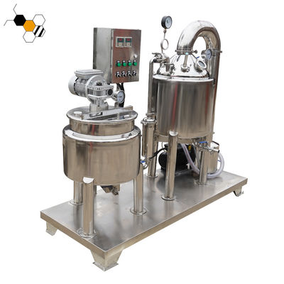 Het dik maken Honey Processing Machine 80L Concentratie Honey Filter Machine